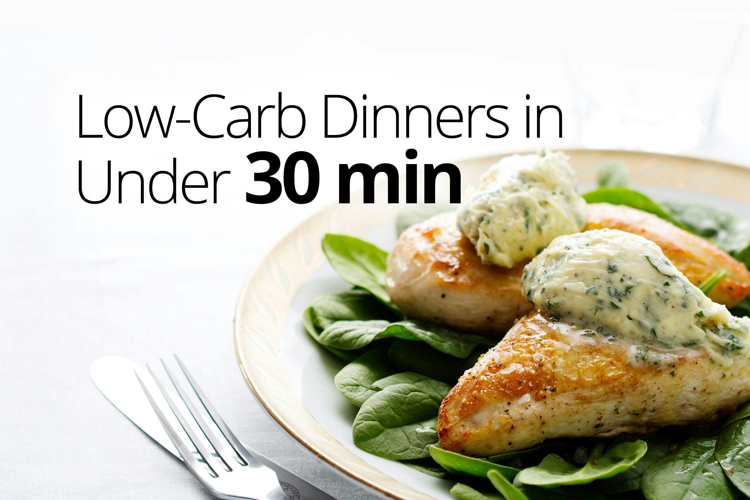 Low-carb dinners in under 30 minutes - Diet Doctor