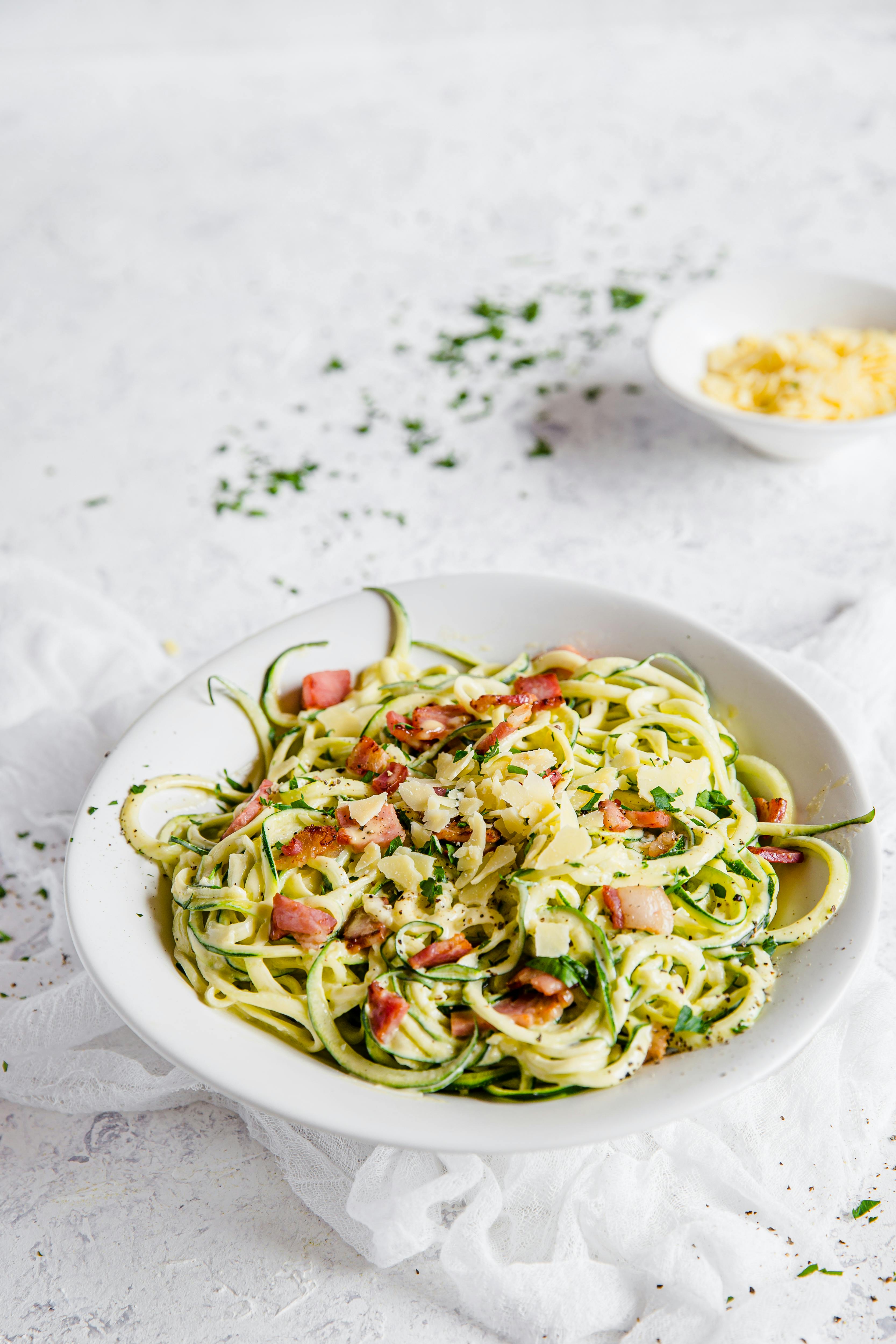 Best Keto Carbonara with Zoodles 
