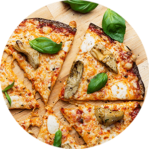 LCHF-pizza